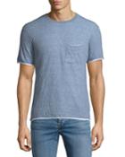 Men's Tripp Contrast-trim T-shirt