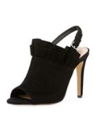 Lanka High-heel Suede Ruffle