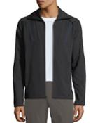 Men's Nylon Zip-front Track Jacket