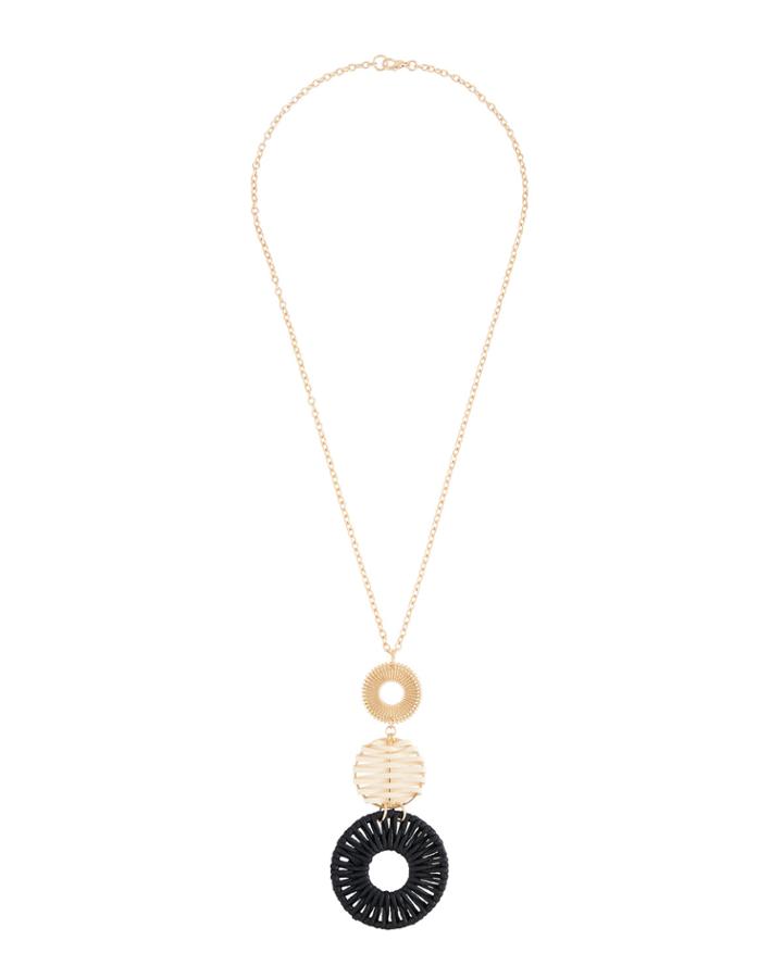 Wicker Pendant Necklace