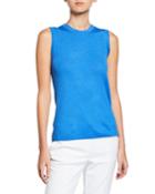 Wool-silk Pointelle Rib