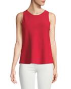 Stretch-knit Sleeveless