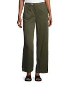 Namid Ts Washed Chino Wide-leg Pants, Green