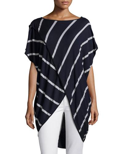 Emily Sailor Tee, Navy/ivory