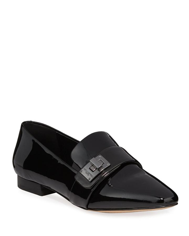 Nelia Patent Leather Turn-lock