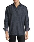 Men's Lawrence Classic Fit Leopard Jacquard