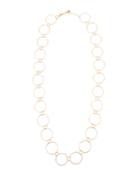 Long Single-strand Circle-link Necklace