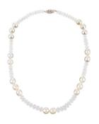 South Sea Pearl & Moonstone Beaded Necklace,