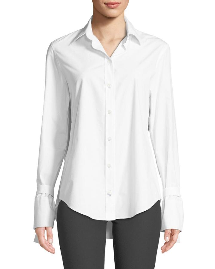 Ring-cuff Poplin