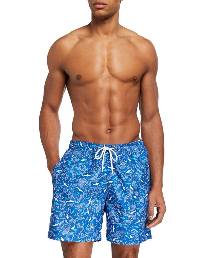 Men's Shark-print