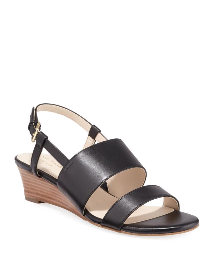 Annabel Grand Leather Demi-wedge
