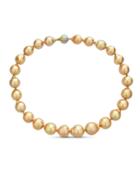 Elegant 14k Golden South Sea Pearl Necklace,