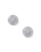 Lollipop Mini Diamond Pave Dome Earrings