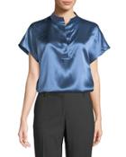 Keira Mandarin-collar