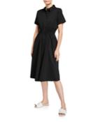 Fit-and-flare Smocked