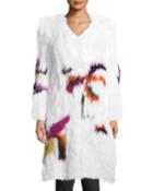Long Fox Fur Coat