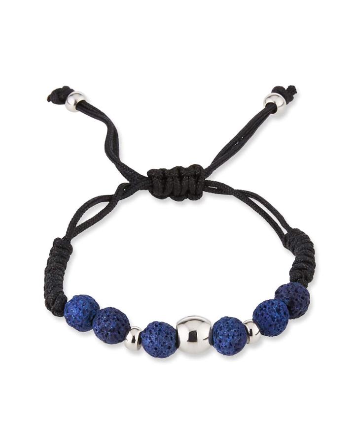 Men's Lava Beaded Bracelet