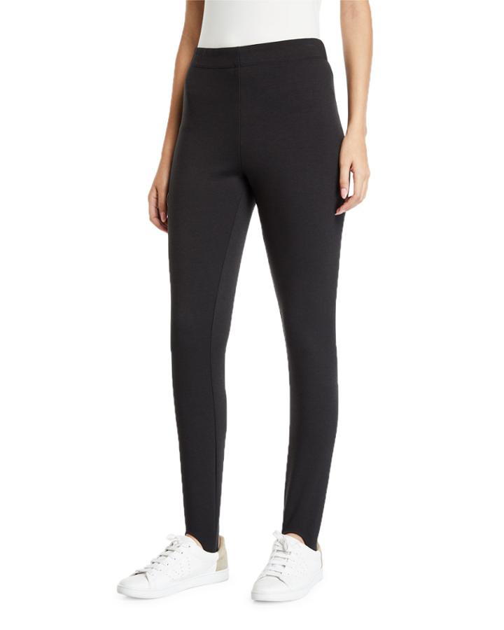 Stirrup Mid-rise Straight-leg Pants