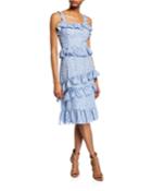 Floral Ruffle Tiered