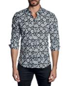 Men's Modern-fit Floral Long-sleeve