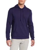 Men's Slub Popover Long-sleeve Hoodie