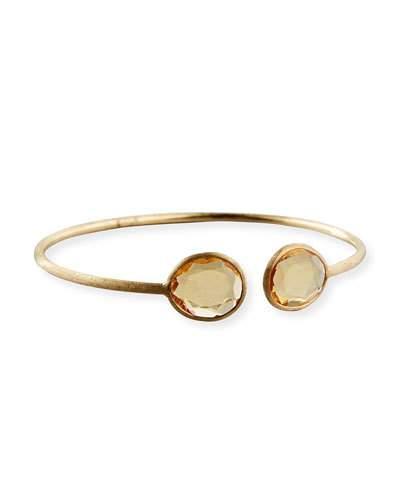 Lunaria 18k Citrine Bangle Bracelet