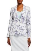 Floral One-button Peak