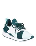 Muse Croc-embossed Trainer
