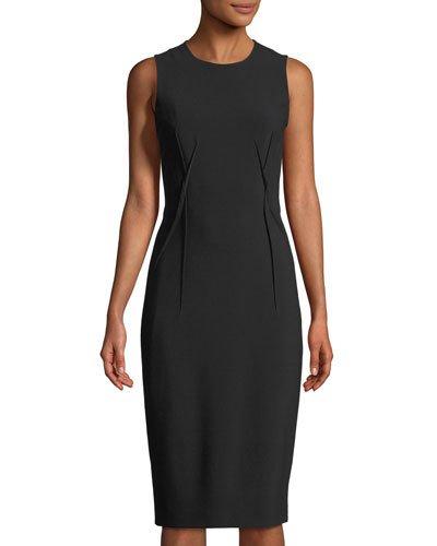 Seamed Stretch-wool Crepe