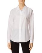 Elena Button-front Long-sleeve