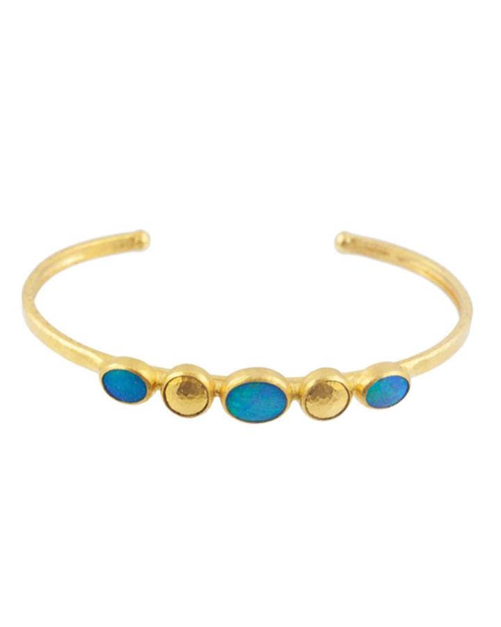 Amulet Opal Oval Cuff Bracelet