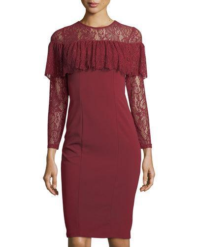 Lace-flounce