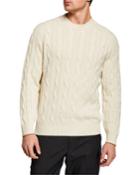Men's Braided Cord Crew Neck