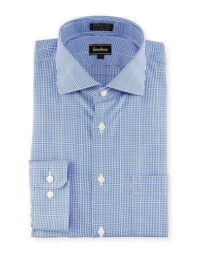 Classic-fit Non-iron Mini-check Dress