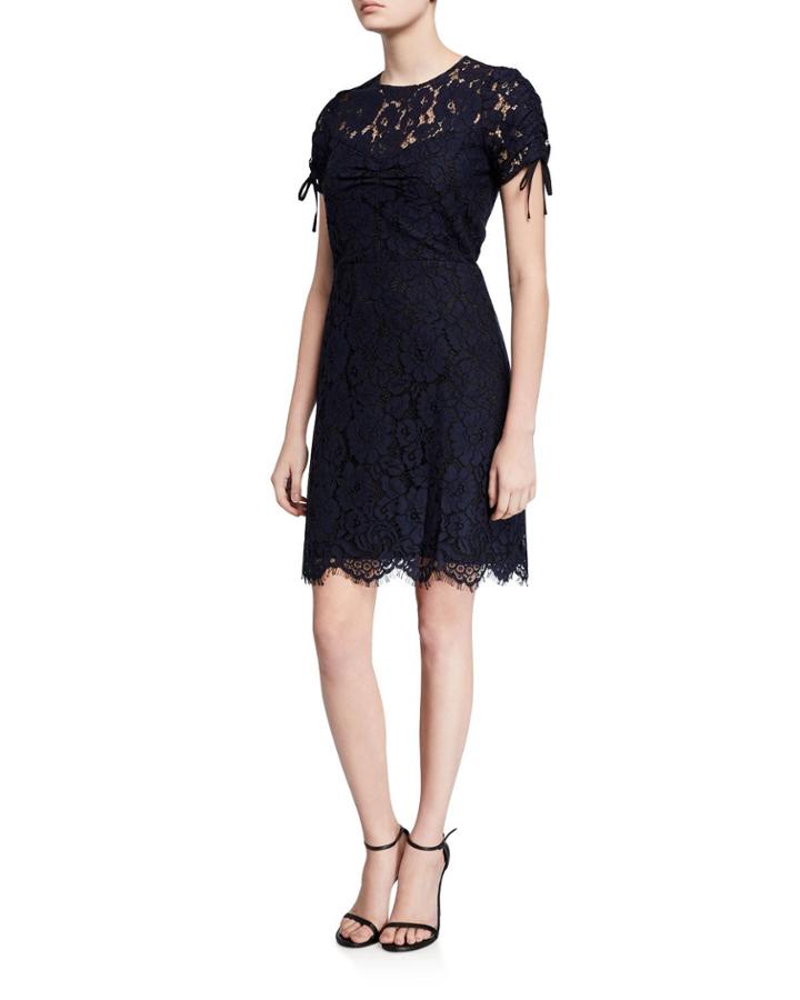 Gathered Lace Scallop