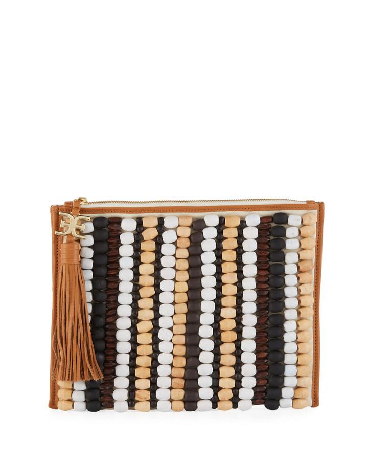 Prudence Beaded Clutch Bag