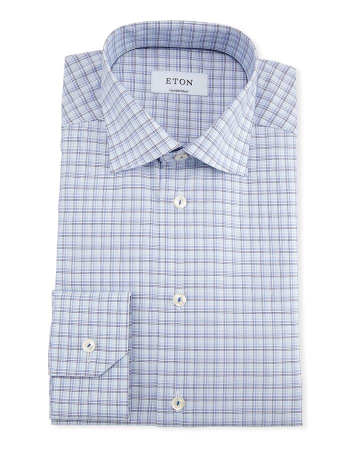 Men's Contemporary Fit Multi-check Dress