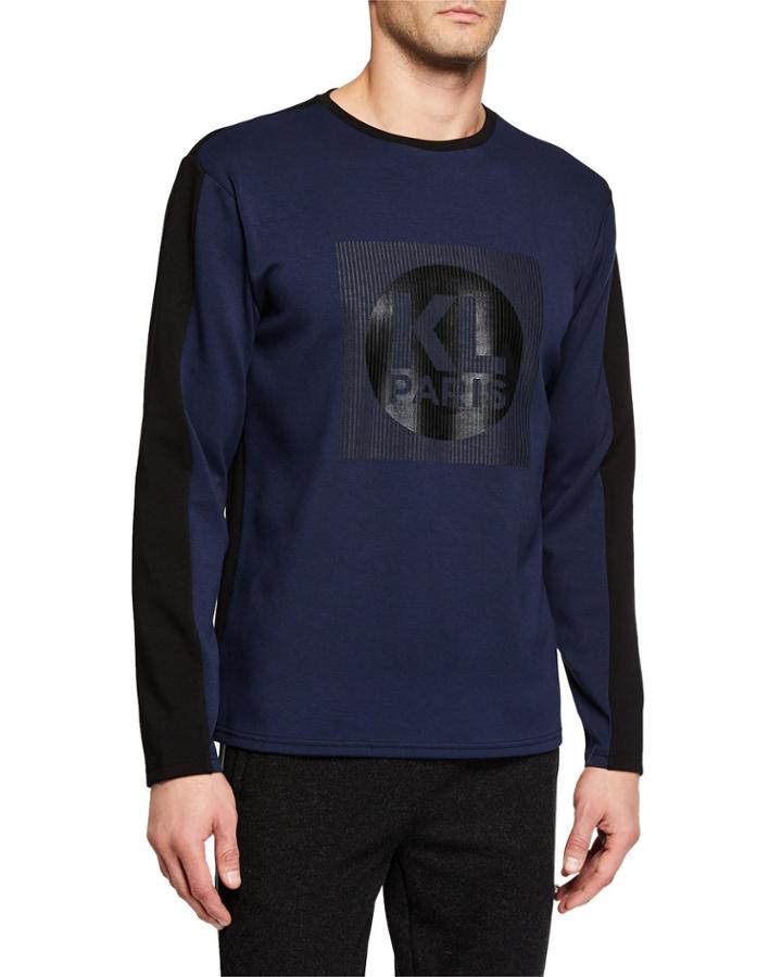 Men's Kl Paris Logo Knit