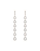 18k Diamond Multi-pear Drop Earrings