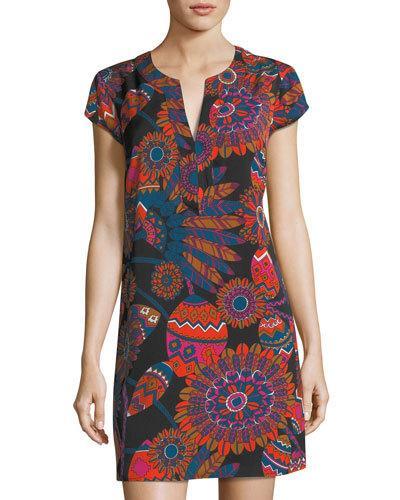 Psychedelic Floral-print