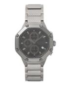 Men's 45mm Kowloon Chronograph Watch With Textured Bracelet