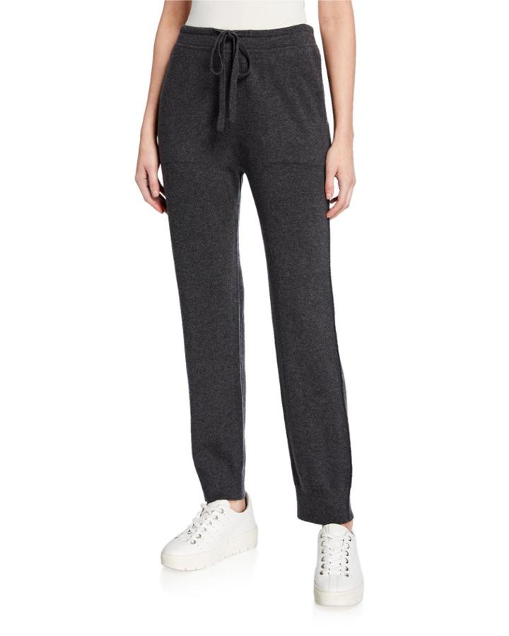 Wool-cashmere Slouch Jogger Pants