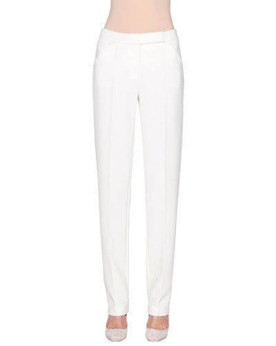Mid-rise Narrow-leg Trousers, Powder