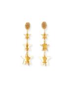 Falling Stars Clip-on Drop Earrings