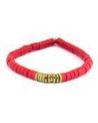 Men's Lapis Bead Bracelet