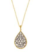 Gurhan Venus 24k Moonstone Teardrop Pendant Necklace, Women's, Gold