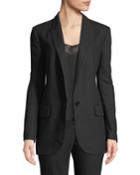 James One-button Wool Blazer