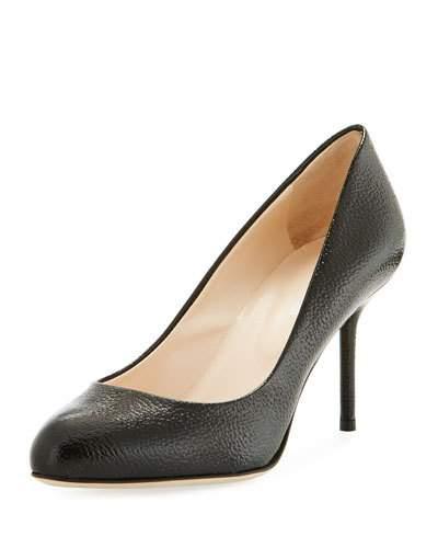 Textured Patent-leather Pump