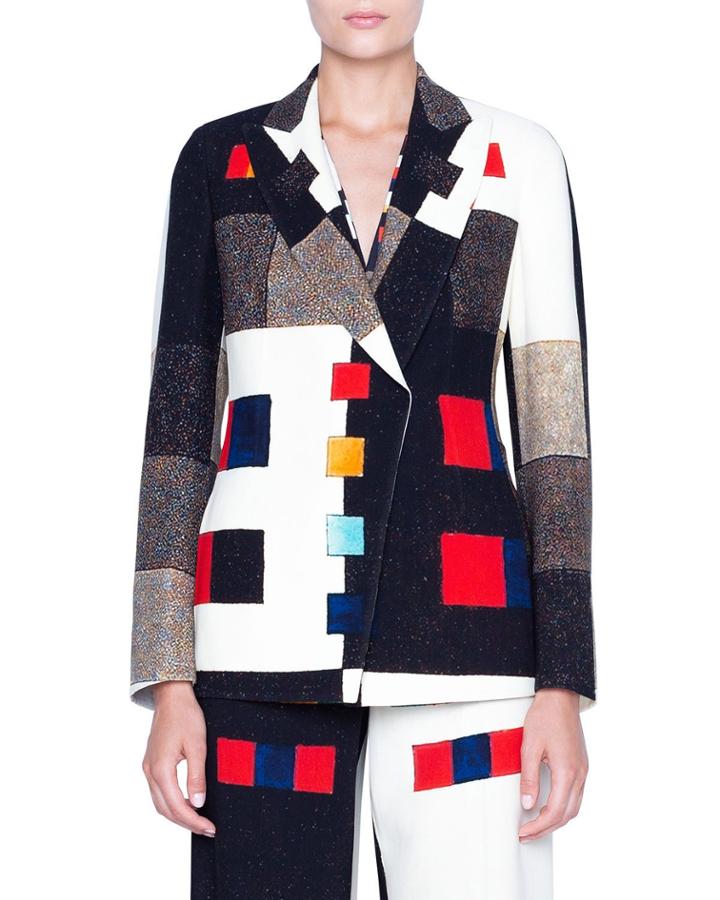 Derek Colorama Crepe Blazer