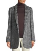 Prince Of Wales Wool/alpaca Blazer